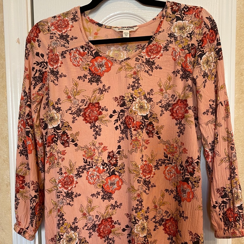 Billabong Floral Blouse